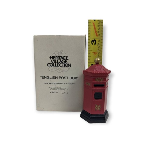 Dept. '56 English Post Box Heritage Village Collection Accessory with Box - Picture 7 of 10